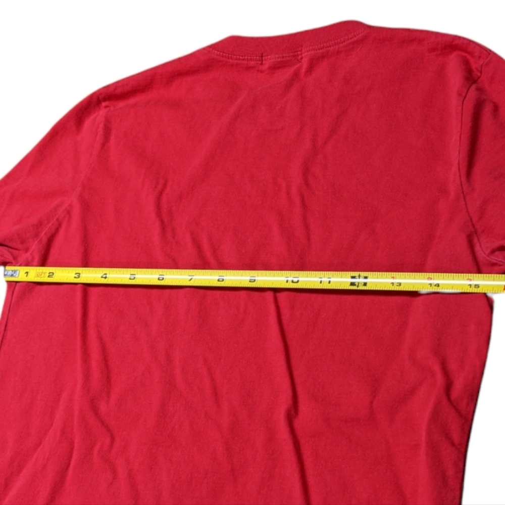 Ladies Moda International XS Red Long Sleeve Crew Neck Tee shirt - Picture 6 of 7